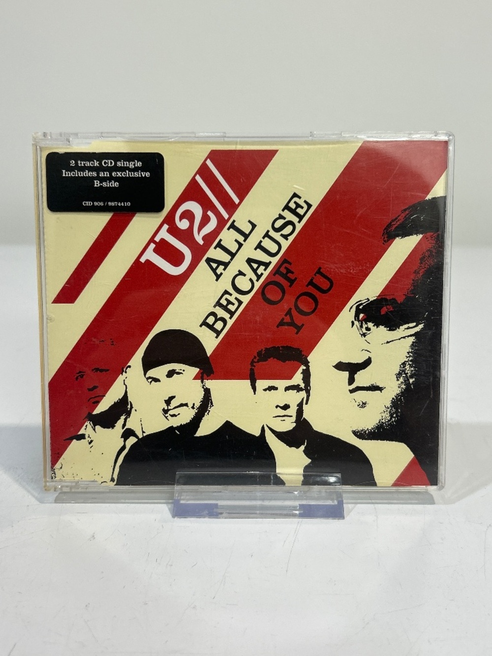 🤯5 for $20🤯 U2 “All Because Of You” CD Single [Pop Rock]